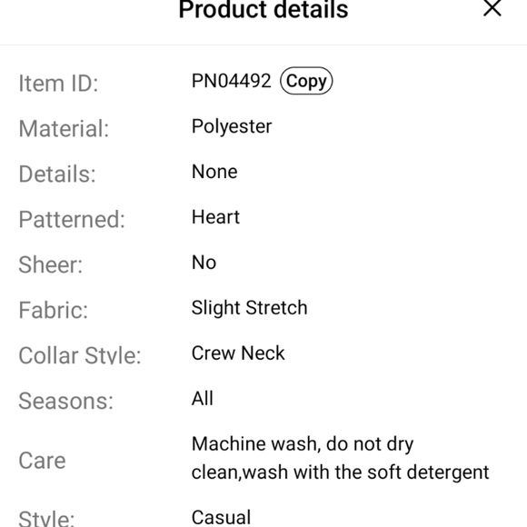 NEW BURGUNDY HEART TEE - Picture 7 of 7